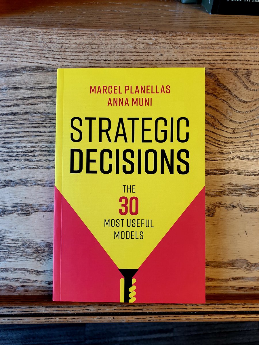 CUPBookshop's tweet photo. 4/5 New Books: Strategic Decisions - The 30 Most Useful Models, by @marcelplanellas @uramonllull and @annamuni https://t.co/IQLE52cb94 https://t.co/nEVInXAmeE