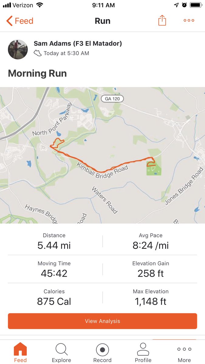 SamAdams3's tweet image. 4 Pax went out-n-back at The Crop Duster.  Nice morning for a run!  @F3Alpha