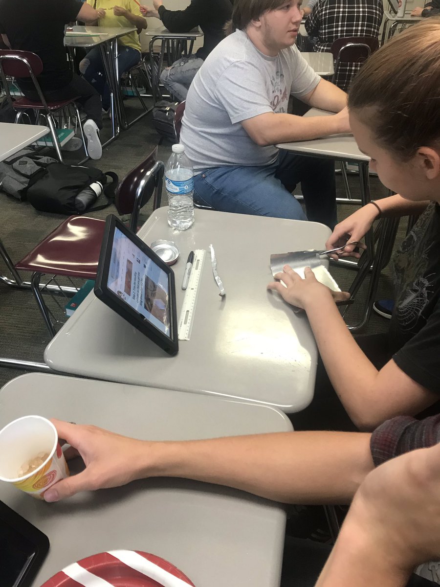 MrHowettSci's tweet photo. What a great day in #wcsoe19 The trailblazers all passed their hunters education certification. Ss also made whistles from pop cans @CoachJonesWCHS #allpassed #outdooredcation19 #wcsmission https://t.co/qImWVHzWfB