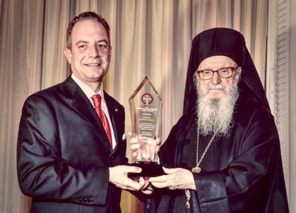 40\\On the 19th of January, the day prior to the inauguration, the Greek Orthodox Archdiocese of America awards its highest honor to two Greek-Americans who worked on the Trump campaign, Reince Priebus and George GIgicos. https://usa.greekreporter.com/2017/01/20/white-house-chief-of-staff-priebus-praises-greek-orthodox-community-video/