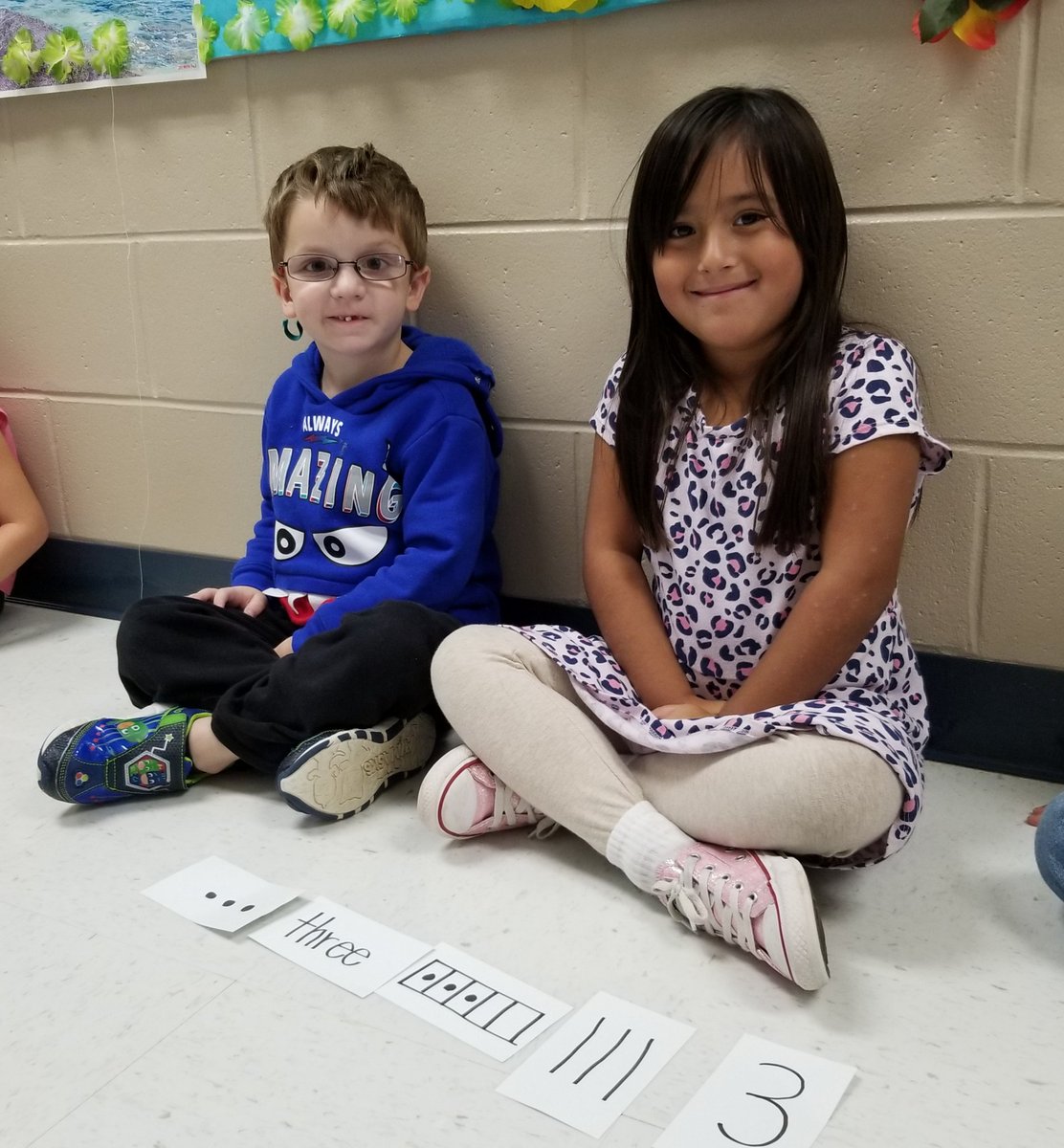 theMrsM's tweet photo. School may be cancelled today but our KINDERS were at it yesterday showing different ways to represent numbers! @WISDCannan kinders rock!! @WillisSchools https://t.co/LRDaN0N4Id