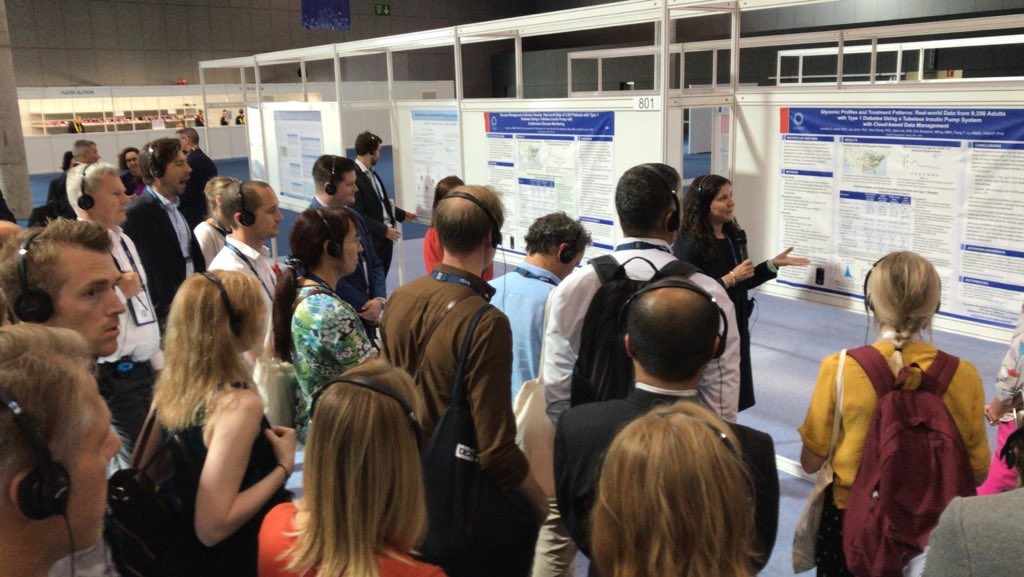 drtrangly's tweet photo. Average GMI of 10K adults with type 1 using Omnipod is 7.6%. Nice work Drs. Huyett and Jantz! #EASD2019 #myomnipod #insulet #rwe #realworldevidence https://t.co/kCsaPrrD5P