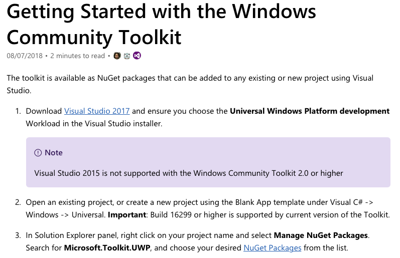 WindowsDocs's tweet image. The Windows Community Toolkit will have you creating Windows 10 apps in minutes, not hours - quick enough to prototype your new ideas as they come to you.
msft.social/hx8OXG
#CodeFaster
#WindowsDev