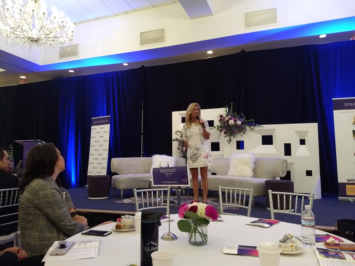 Excited to speak at the Metro West Conference for Women with <a href="/MWMassWomen/">MWWomenConference</a> and already getting great insights from the keynote speaker <a href="/jengroover/">Jen Groover</a> ! #DeterminedtoRISE2019