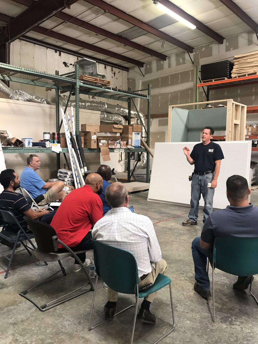 KB_hellohealthy's tweet photo. Happy Thursday from Raleigh! BCI orientation with some of our fantastic NC installers #alwayslearning #romanoffeast #D4 https://t.co/daESelWSmK