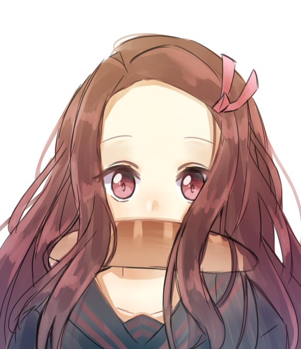 LamuさんがTwitterに投稿した竈門禰豆子(鬼滅の刃)のイラスト。