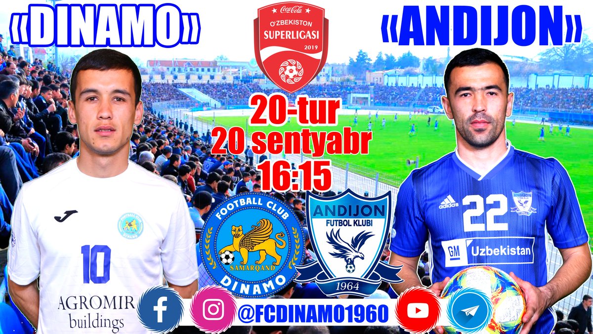 «Динамо» - «Андижон»: «Олти очколик ўйин»
fcdinamo.uz/news/sections/…
#Динамо #Самарқанд