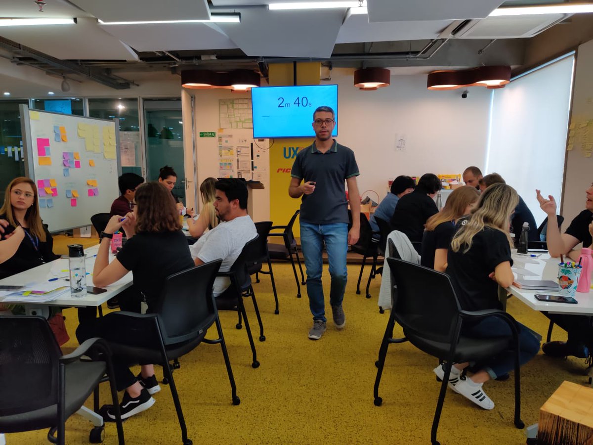 UXLabSP's tweet image. O &quot;Design Culture&quot; é um dos pilares do UX Lab. Através de workshops e bootcamps compartilhamos a nossa visão para todos os funcionários da empresa. 

#UXLabDays  #UXLabFaz #Bootcamp