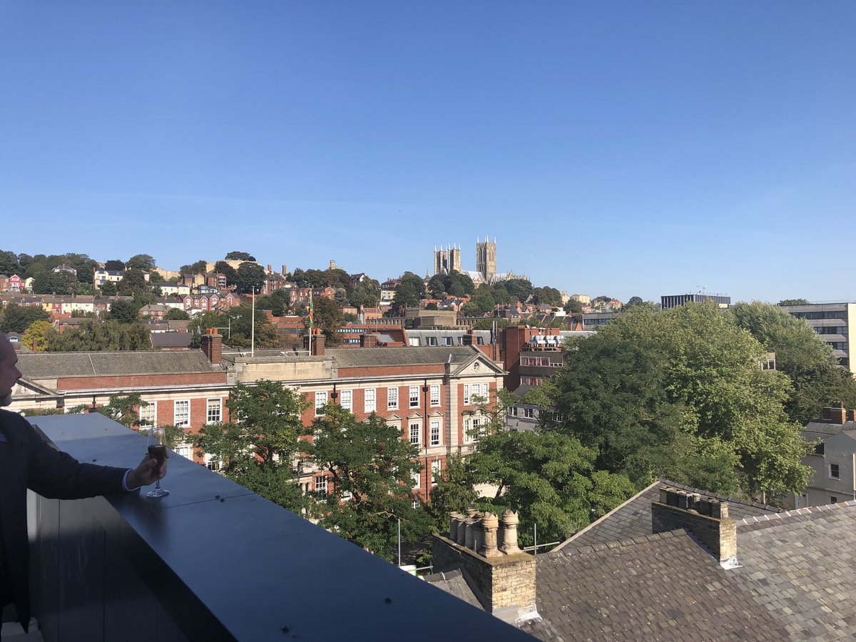 Amazing view! @doubletreelinc for the Made In Lincolnshire Awards 2019 
#MadeInLincolnshire  
@StreetsAcc @NatWestComm @BusinessLincs @pin_gin_ 
Good luck to all the finalists!