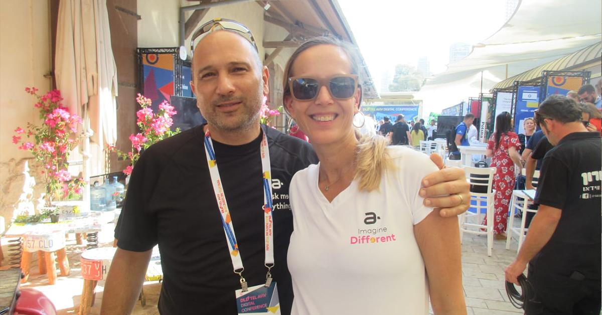 Amdocs's tweet photo. #DLDTelAviv Innovation Festival was THE PLACE to be for innovation this week and the Amdocs booth was the COOLEST on the block! Israel employees - you're AMAZING! #imaginedifferent💫
#iamdocs - are you? https://t.co/EdQ5OFot9w
#iamdocsIL 📷Ilanit Hipsh https://t.co/yHqeyExafW