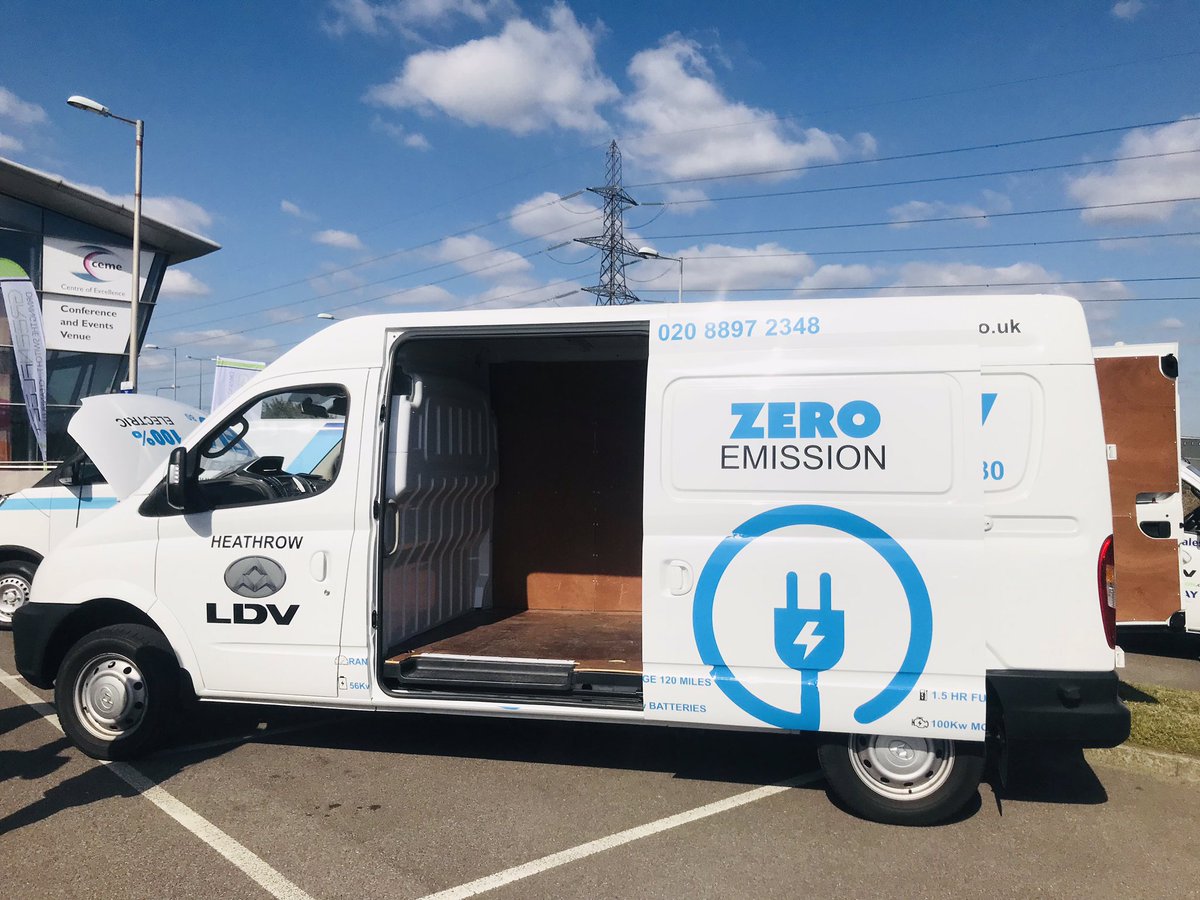 EV_TechUK's tweet image. Good day at @GreenFleetNews commercial vehicles today. @uk_ldv displaying their EV30 and EV80,  looking good!

#CommercialGREENFLEET2019 #CleanerCommercials #CleanerAir