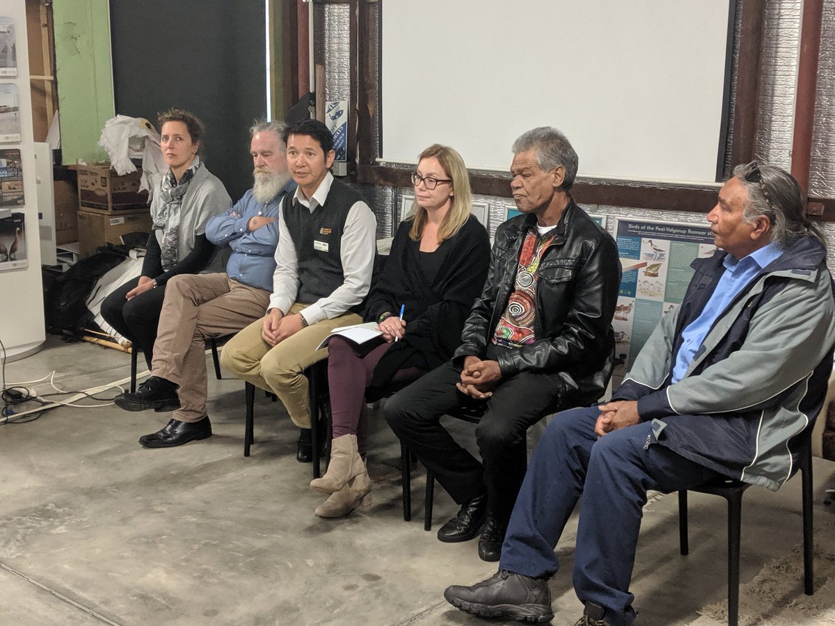 Great questions to our Q&amp;A Panel at tonight's SHARE in the Shed on Noongar Participation