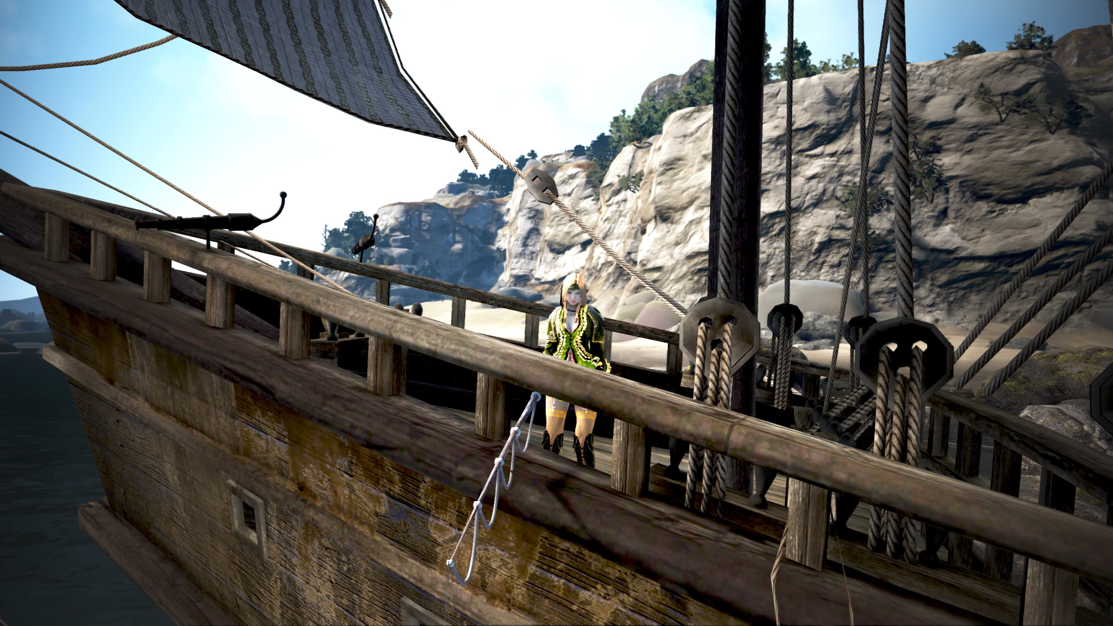 ドm P エフェリア港から出航する定期船がどこに向かうのか 気になったので釣りをしながら航海すること30分強 到着したのはアルティノでした 砂漠の手前の湊町 ですね さて帰りはどうしよう 黒い砂漠 Ps4 Ps4share T Co Tbzkpejg