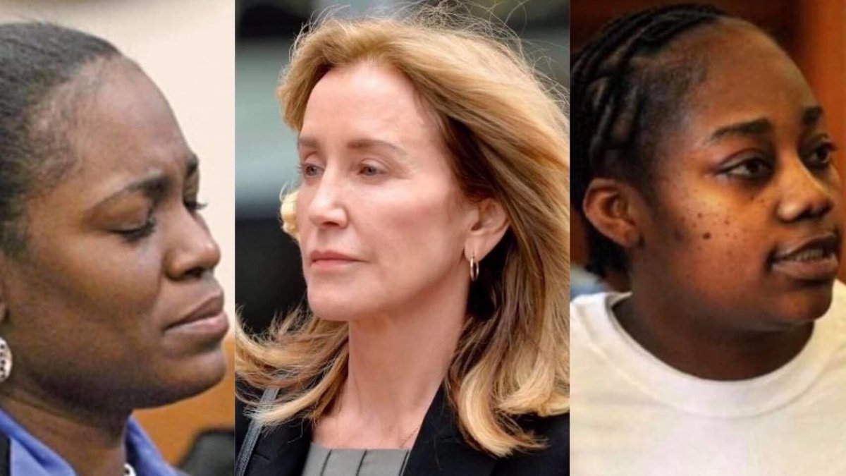 BlavityNews's tweet photo. Felicity Huffman's incredibly short prison sentence draws attention to the incarceration of two Black mothers https://t.co/KRUW9J6LZ6 https://t.co/9HCRm89s6z