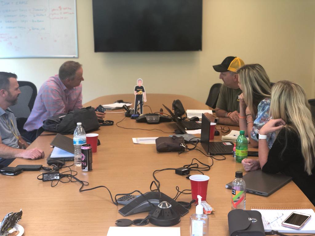Learning some best practices from <a href="/jajones83/">Jaime Jones</a> in our meeting yesterday. #jjstrong #sprintfam