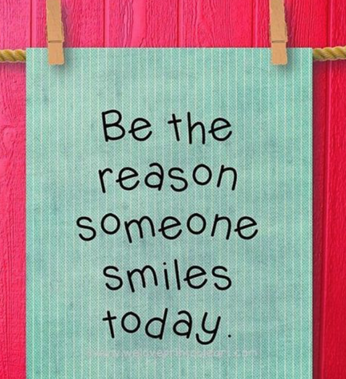 GiveKindnessFSC's tweet photo. Be the REASON someone SMILES today :)

--> MESSAGE US with something KIND about anyone &amp; it will be posted ANONYMOUSLY to them! #GiveKindnessFSC #PassItON https://t.co/g5JlC9Pja8
