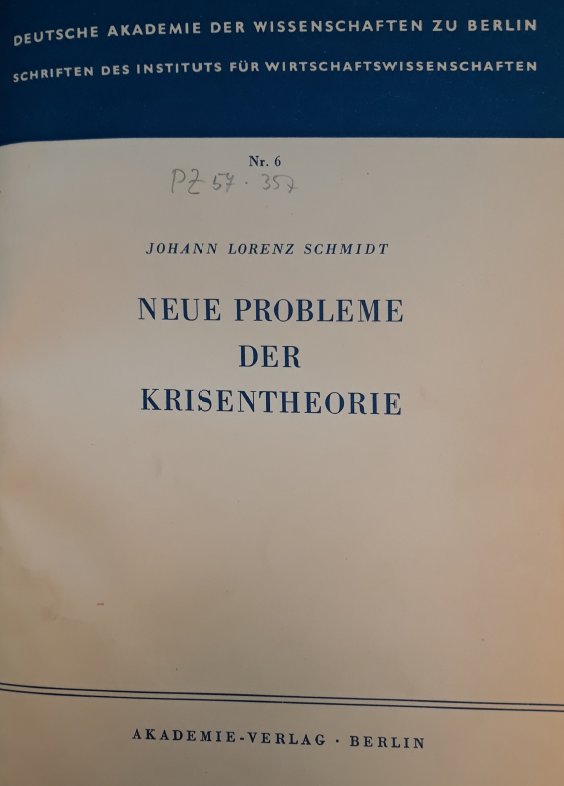 59b\\ Schmidt became an economics professor at Berlin’s  @HumboldtUni for “Problems of Contemporary Imperialism”. Schmidt wrote about economic crisis, international and development, and neocolonialism, “in the spirit of Georg Lukács” as Till Düppe writes in a recent article.