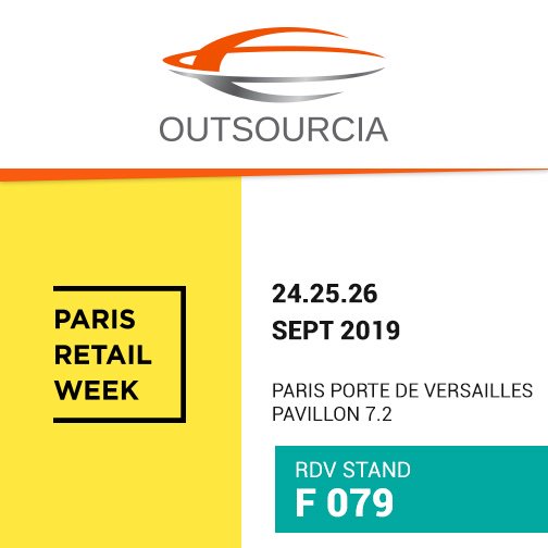 Outsourcia's tweet photo. L'équipe #Outsourcia vous donne RDV au Paris Retail Week #PorteDeVersailles Pavillon 7.2 stand F079
#GroupeOutsourcia #RelationClient #CallCenter #Centredappel #BPO #BackOffice #Digital #EtudesMarketing #Onshore #Offshore #Nearshore #ParisRetailWeek #ObsessionClient #Ecommerce https://t.co/1UCHbvDVuR