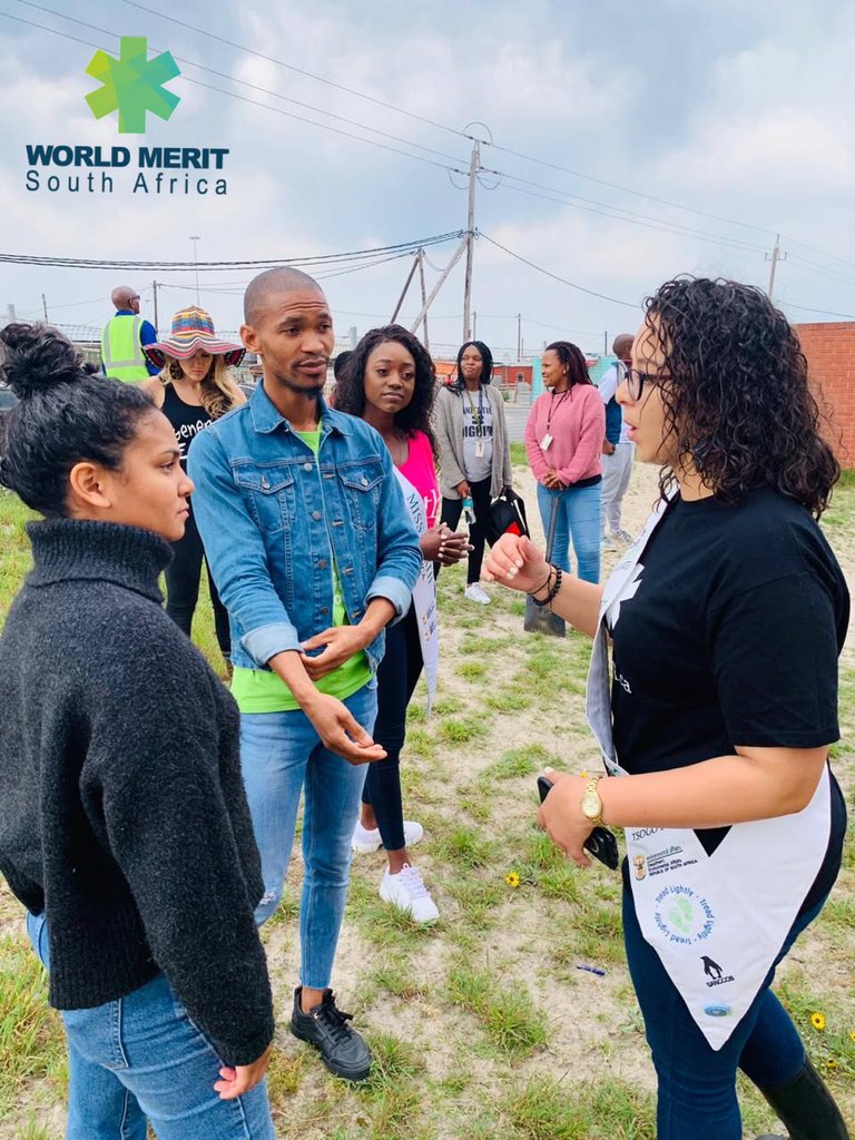 WorldMeritRSA's tweet photo. Cape Town team visited Siphamandla High School: a collaboration of @missearth_sa and World Merit SA where we planted and named the 15 trees after the young girls that have lost their lives to Gender based violence.

#MissEarthSA #DTUSkylab #EcoWarrior #WorldMeritSA #wmrsa https://t.co/IcFzFXLZgz