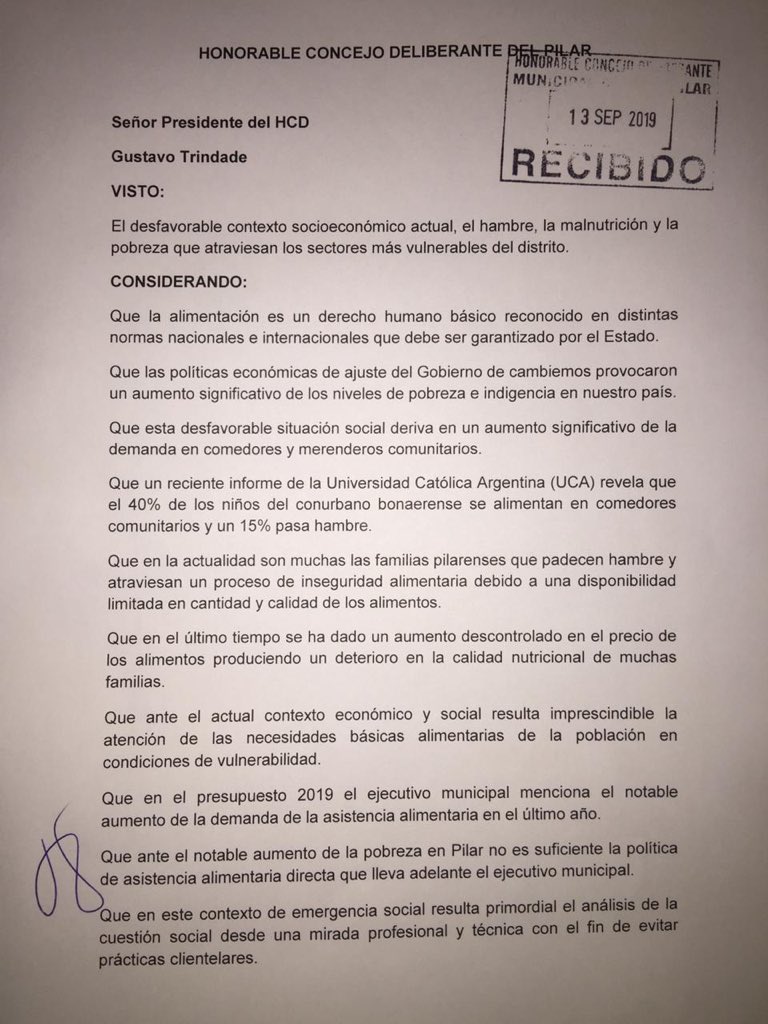 Paula_G83's tweet photo. En el Frente de Todos Pilar nos sumamos al pedido de Emergencia Alimentaria y convocamos a una sesión extraordinaria para que este tema sea tratado de manera urgente este viernes. 
Creemos que la necesidad que se vive no puede esperar. https://t.co/FFtwGZdQQf