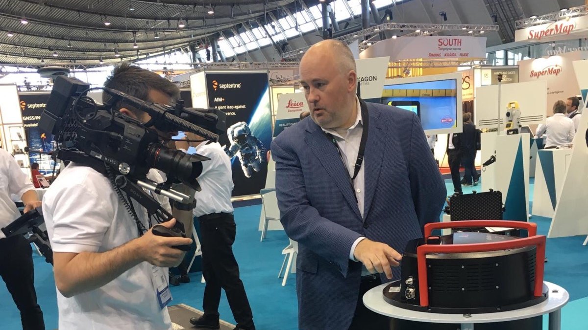Hexagon’s Geospatial Content Solutions president <a href="/johnwelter/">John Welter</a> introduced the new Leica City Mapper-2 technology to the #INTERGEO TV crew. #aerialimagery