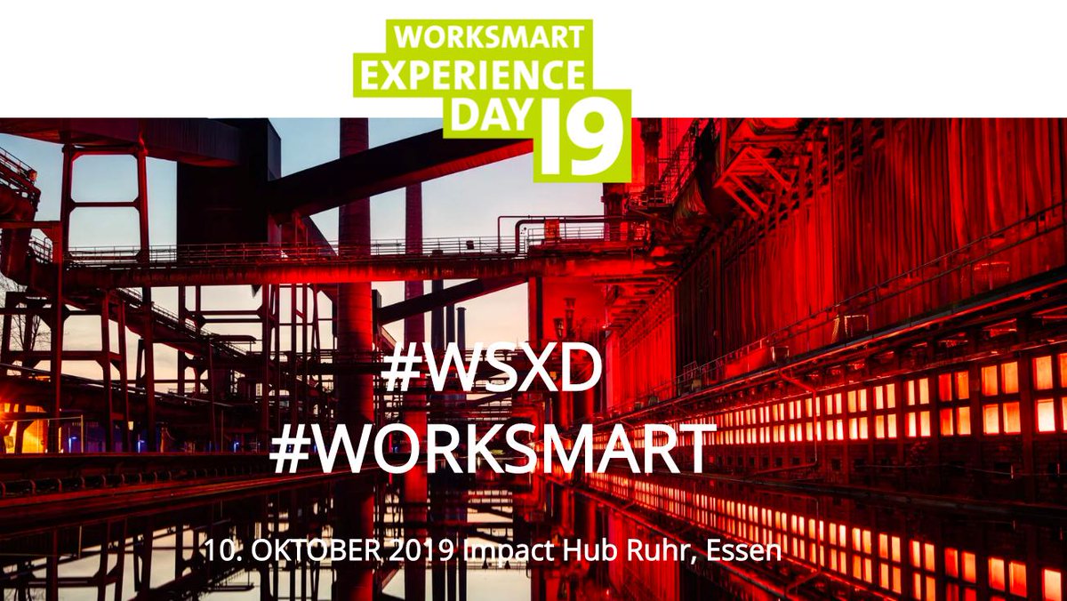 🔜 Wir freuen uns auf den Worksmart Experience Day unseres Partners <a href="/migosens_GmbH/">worksmart by migosens</a> mit tollen Referenten @MarkusVaeth <a href="/doppeltspitze/">Doppel[t]spitze</a> <a href="/ihoelt/">ihoelt</a> @StaniaAnna @DirkSmikale @Amalfitana75 und mehr 👉worksmart.migosens.de/wsxd/2019

#NewWork #ZukunftDerArbeit #FutureOfWork #WSXD #WORKSMART