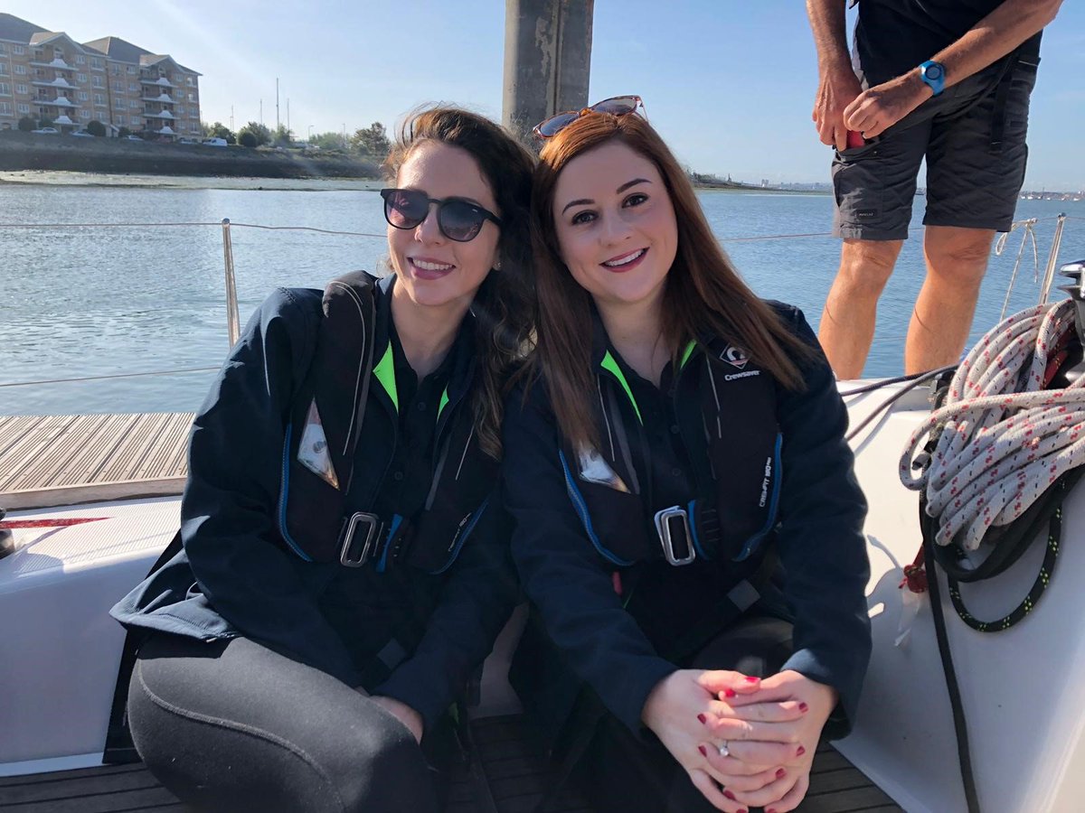 MelFox_AFL's tweet image. Altogether Team @rlb_uk ! At the @SEGROplc Sailing Event