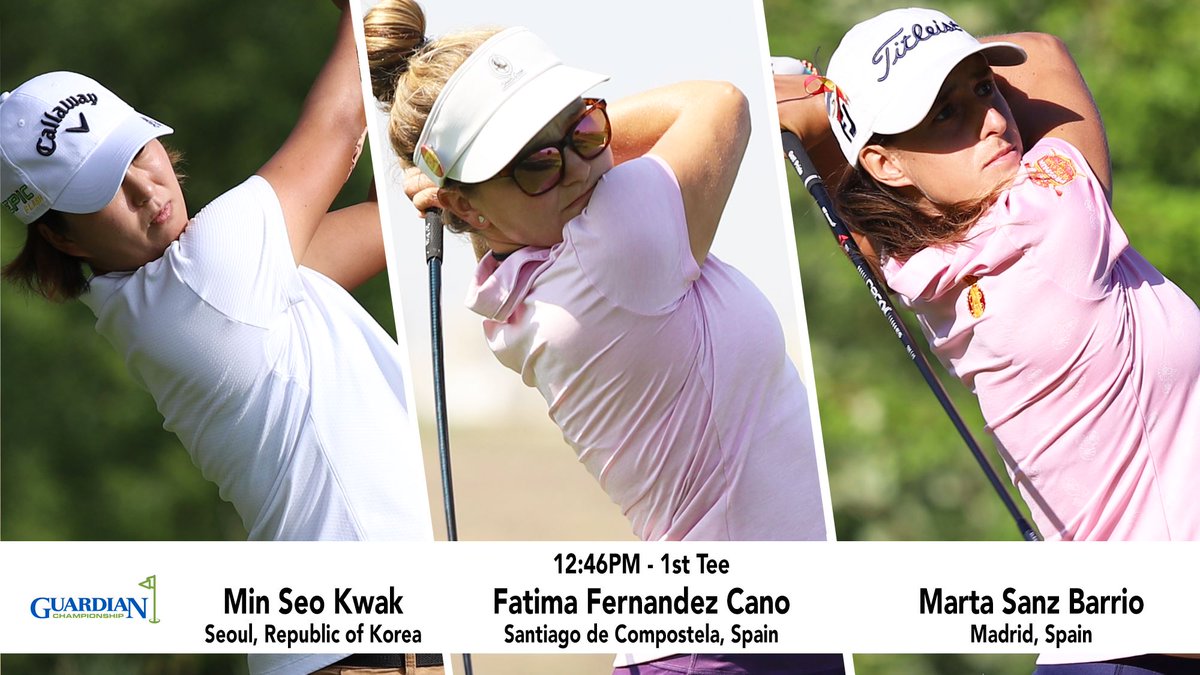 Going to be a good time on the course this weekend 😊 #Road2LPGA #FeaturedGroup #DriveOn #GuardianChamp