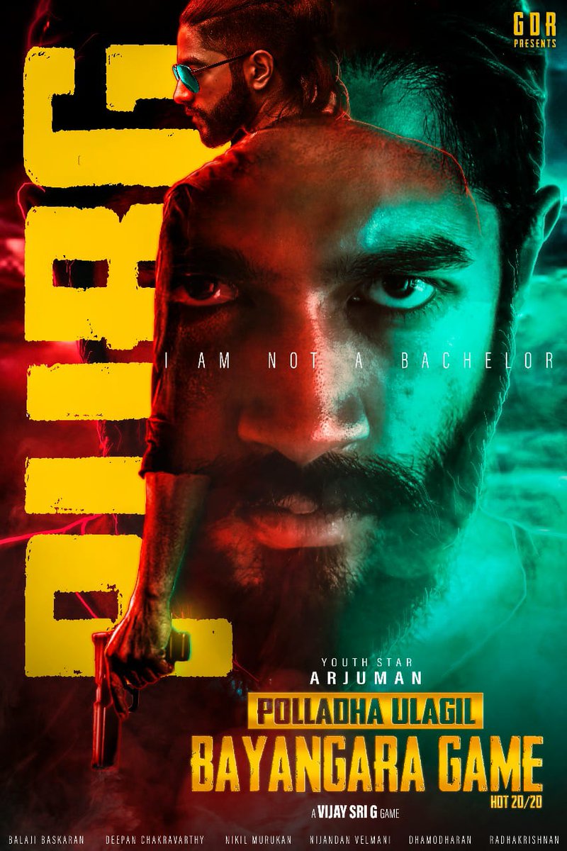 rameshlaus's tweet photo. #பிகில் அடிக்க தயாராகும் #YouthStar Arjuman

#Firstlookposter #PUBG

 #பொல்லாதஉலகில்பயங்கரகேம் #GDRcinema
#Aishwaryadutta6 @catchanithra @BaddulaNiveda            
#MottaRajendrann @vijaysrig @lianajohn28 @cinemabala #Nijandanvelumani @onlynikil  @onlyGmedia https://t.co/RCWUqwRnrm