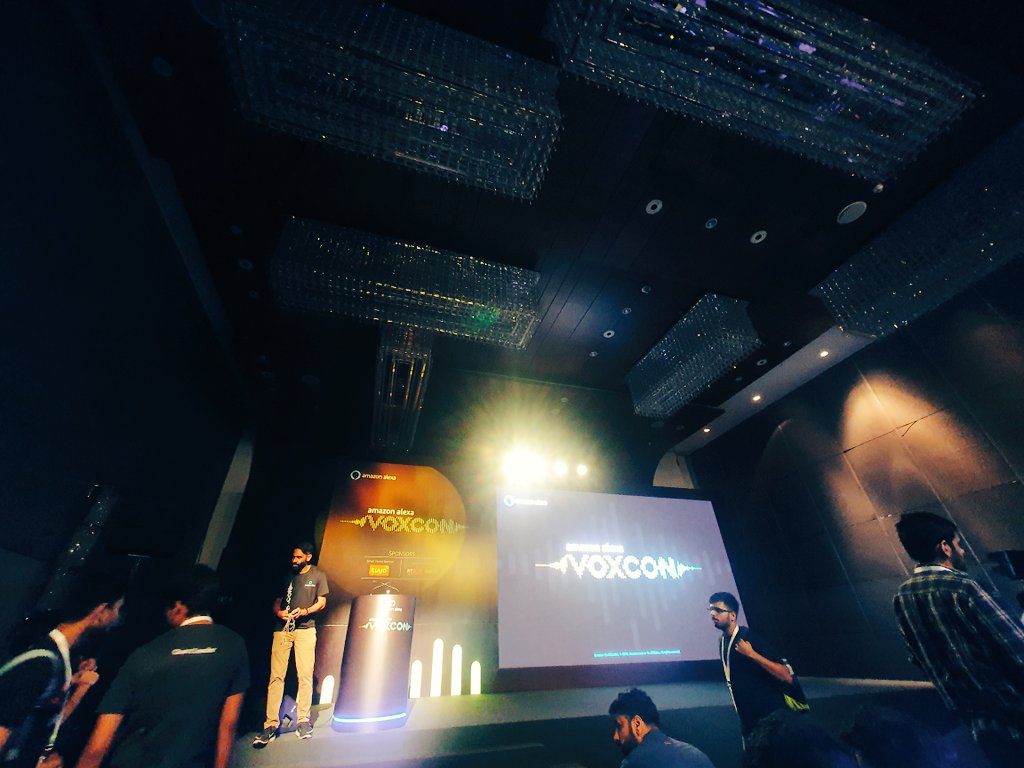 appy_013's tweet image. An amazing event organized by teams at @amazonIN @alexa99 

Learned lot of things like conversational/ voice UI, SSML, Storyboarding in AI, ML Lead marketing and much more

Thanks @amit #SohanMaheshwar @TheOnlyAkersh @PaulCutsinger @prachimukhija  and whole Voxcon team.
