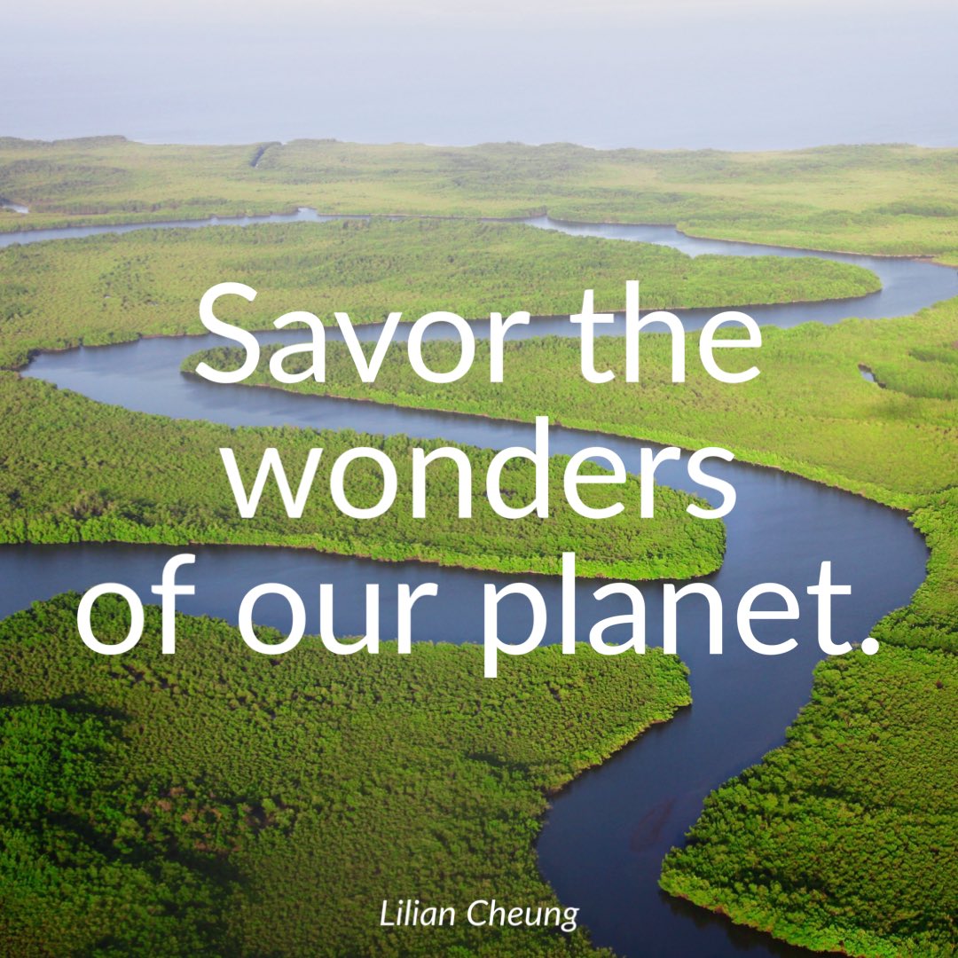 Savor the wonders of our planet. 🌎