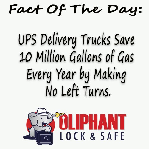 oliphantlock's tweet photo. How about a nice #FactOfTheDay for today's #ThursdayThoughts ? Giving this one a little @UPS flair https://t.co/kjHheLxsc1
