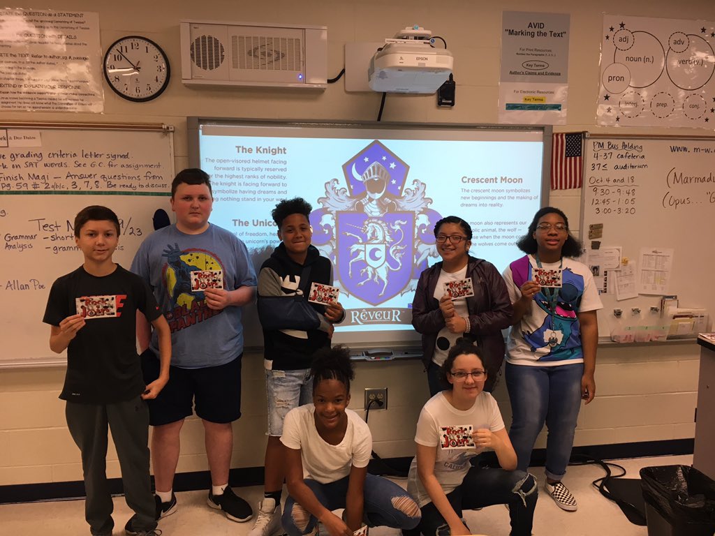 thepuzzletable's tweet photo. We are the House of RAMS! Houses represented in Hall’s 8th grade HR. #ramsinspire #a5instruction https://t.co/dw4qVu5Dxv