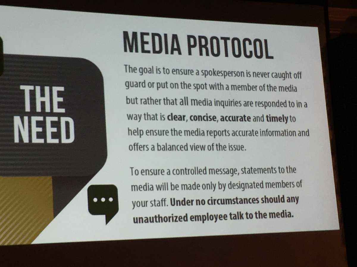 smwysocki's tweet photo. Great tips on handling the media in a crisis by @jamesmadlom and @EAHummitzsch of Mueller Communications. I’m sure my friends at @MKEBizJournal would appreciate this too! #PROFWOMENDEV https://t.co/4yIL6JzsCr
