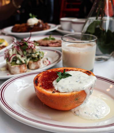 chowder_house's tweet image. Bet you've ever seen this before! Our bruleed grapefruit is one the most popular items on our brunch menu 📷:atlpeacheats