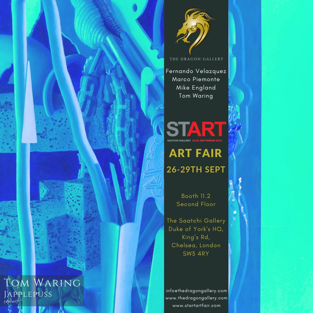 Dragon_Gallery_'s tweet photo. Join us at @STARTartfair
We are proud to present our Artists Fernando Velazquez, Marco Piemonte, Mike England and Tom Waring.
https://t.co/jpoFjJEIJQ
#thedragongallery #contemporaryart #contemporaryartists #startartfair #start2019 https://t.co/vARWoQBAJz