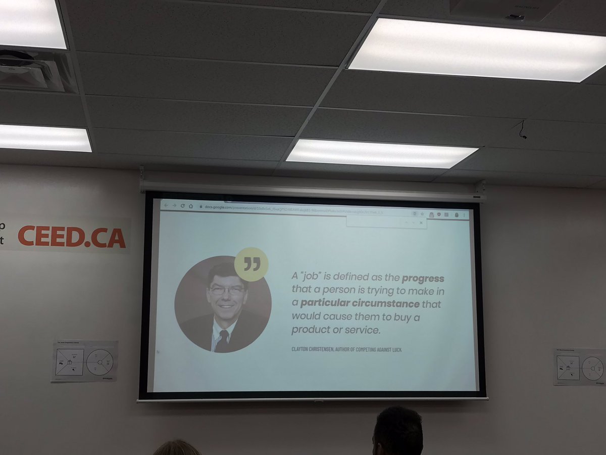 NSBILive's tweet photo. Pay attention to demographics, but ask yourselves what jobs are your customers trying to accomplish 💡 #understandingvalue #customercamp #nsbusiness https://t.co/xQ6Hi5PCkd