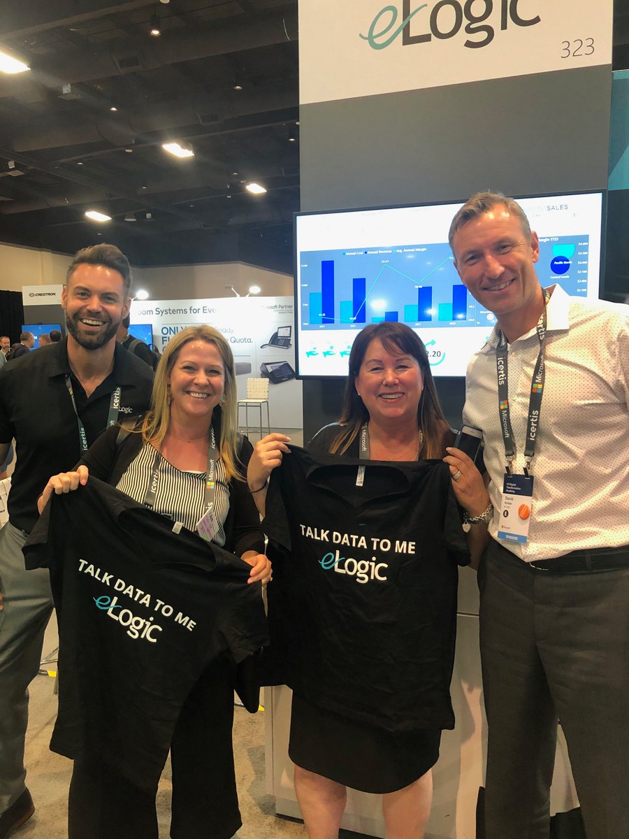 eLogicGroup's tweet photo. Talk data to us! Stop and see us at Microsoft DTA Booth 323. We’d love to show you how we’re empowering manufacturers with industry-specific solutions using Microsoft technology. #manufacturing #dta #dta2019 #digitaltransformation #microsoft #powerbi #digitalsummit https://t.co/P9RvDJAyh1