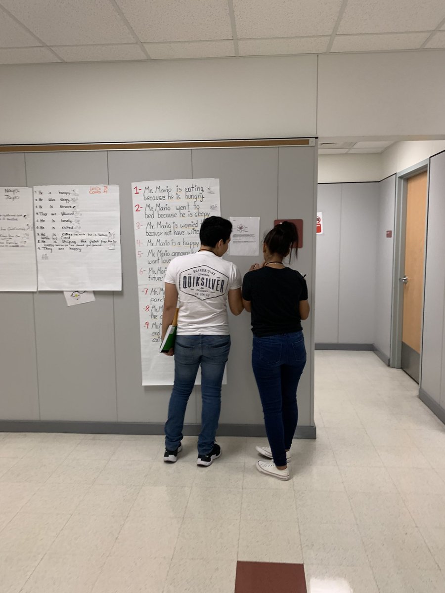 MsRodriguez_C9's tweet photo. Gallery Walk over levels of organization. https://t.co/o5a9kdgRda