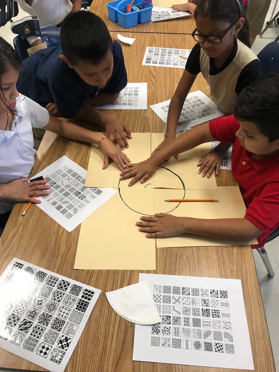 Collaboration in the art room today ❤️🎨⁦<a href="/daviscfb/">Dale B. Davis Elementary</a>⁩