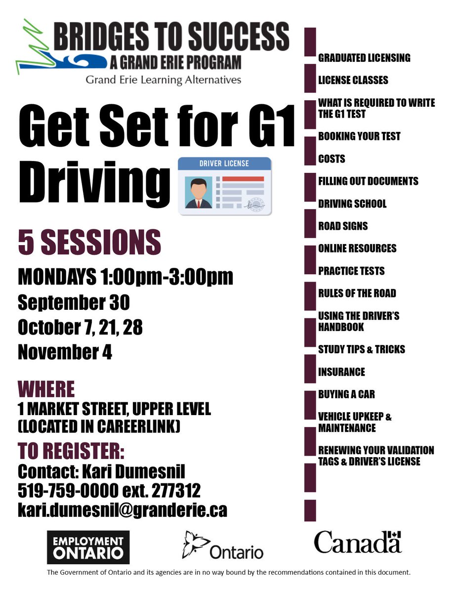 GELABTS's tweet photo. There are still seats available ... Call or email to book a registration appointment ! https://t.co/7ohmZxeyDh