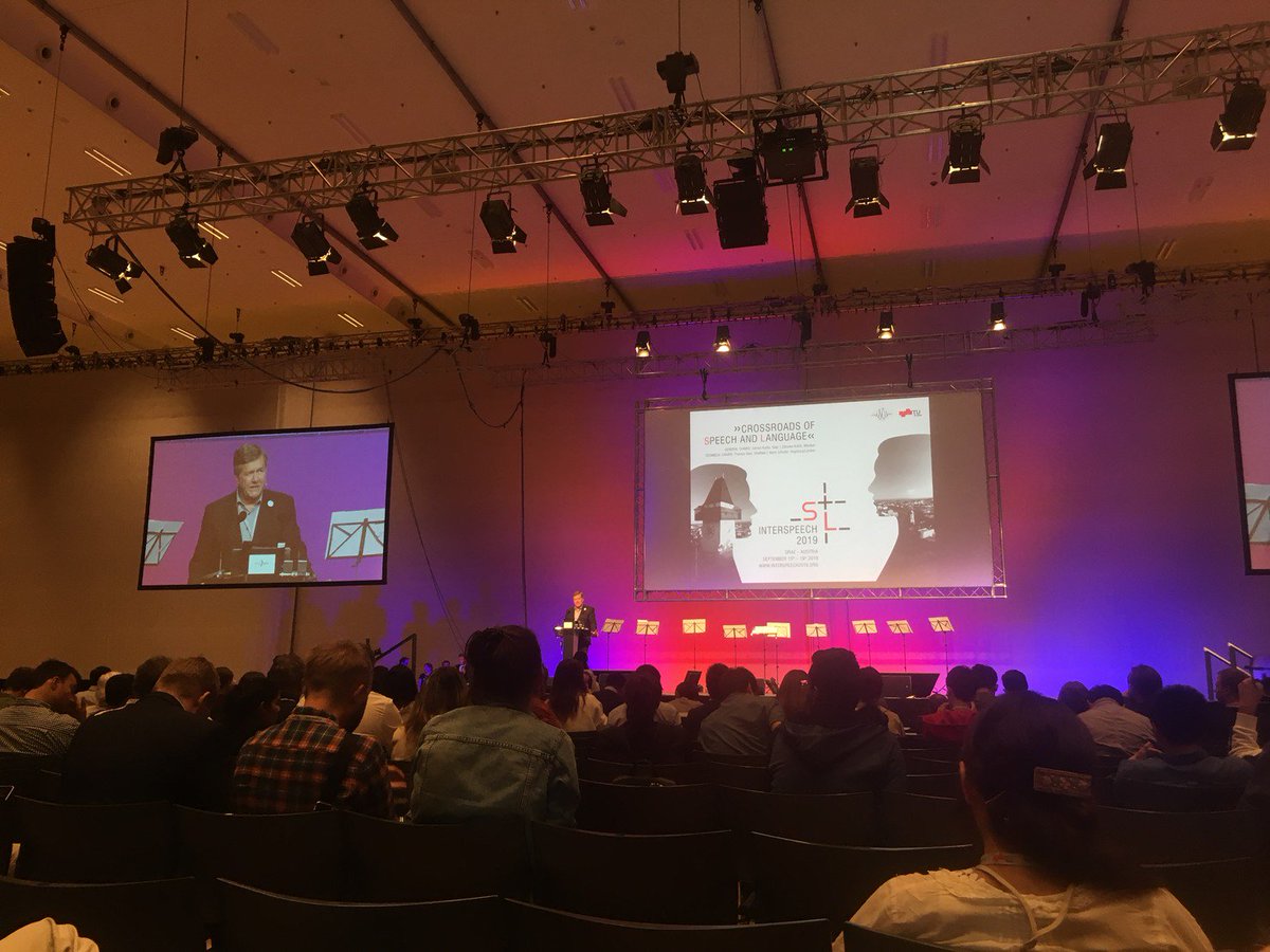 halcy's tweet image. Closing session nau #interspeech #interspeech2019