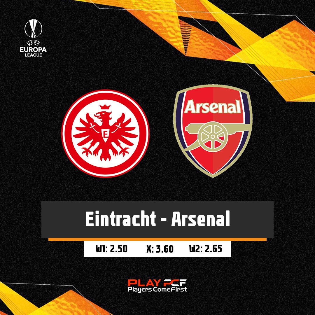 PlayPCF's tweet photo. 🔥 The group stage in the UEFA Europa League starts!

⚽ In the first round of the group stage of the Europa League, a truly enchanting confrontation awaits us - Eintracht Frankfurt will play against Arsenal. 🏆

#arsenal #uefa #football #europaleague #uefaeuropaleague #soccer https://t.co/ZIILQMCYnQ