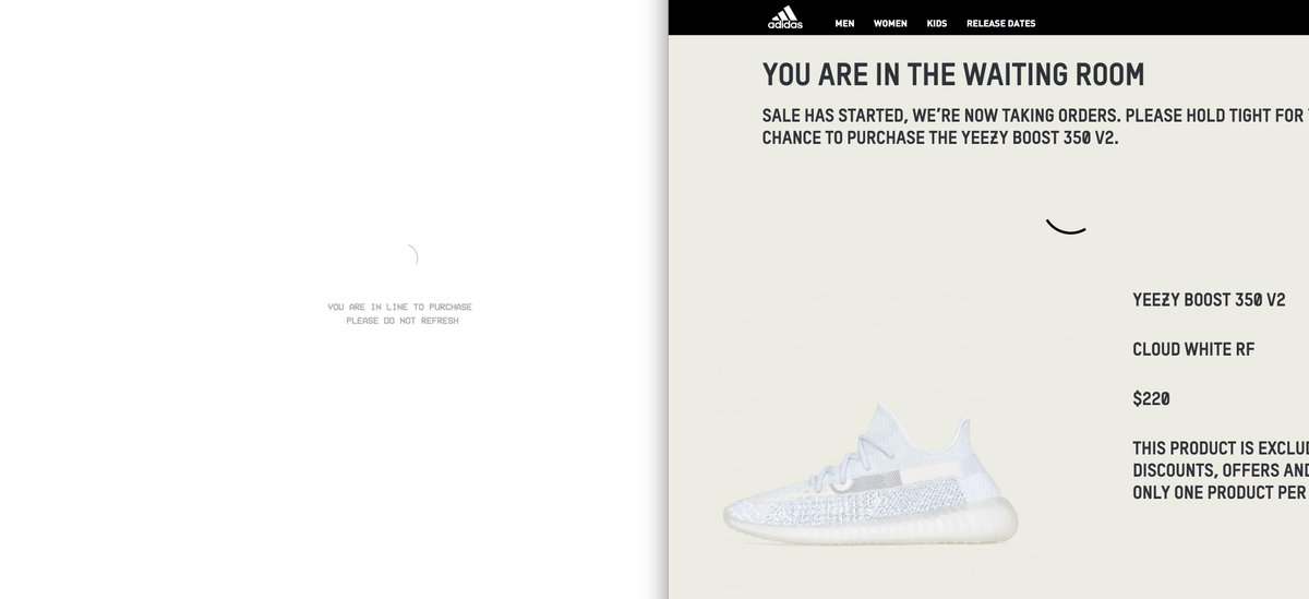 yeezy supply waiting in line to purchase