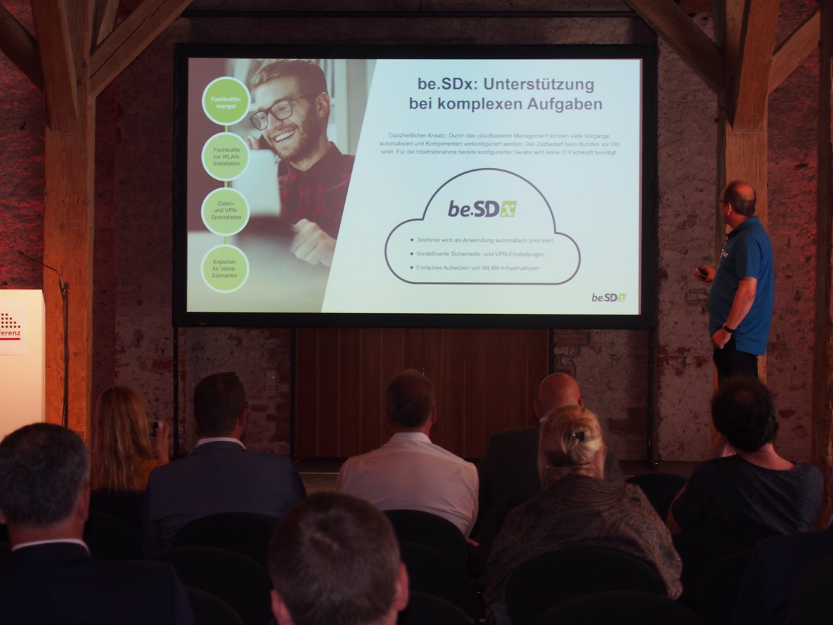 "Für die #DigitaleTransformation digitaleTransformation muss eine grundsätzliche Bereitschaft zur Veränderung vorhanden sein", sagt Werner Scholl von #bintecelmeg