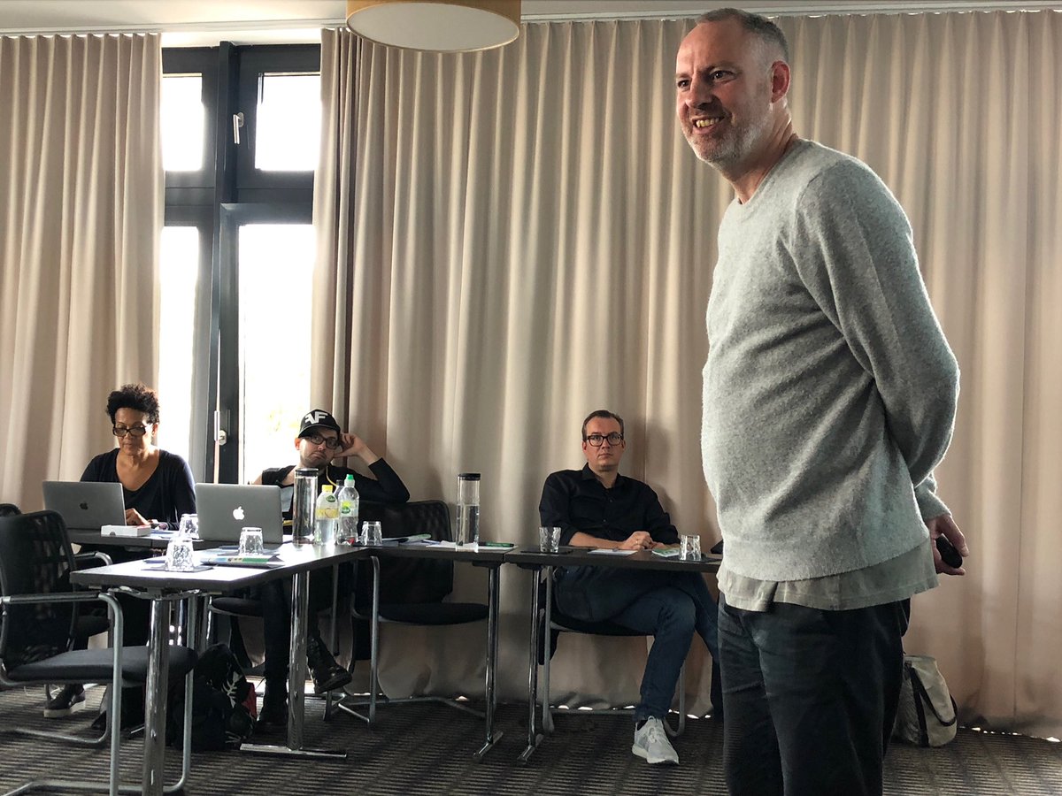 EMC_Academy's tweet photo. EMC FORMAT MASTER CLASS 
Day 3, Session 2: Christoph Fey
#emcmasterclass #networking #education #international #business #entertainment #potd #news #television #events #organization #thinktank #idea #berlin #format #formatbusiness #showbuisness #peertopeer https://t.co/B9UBybF7Hu