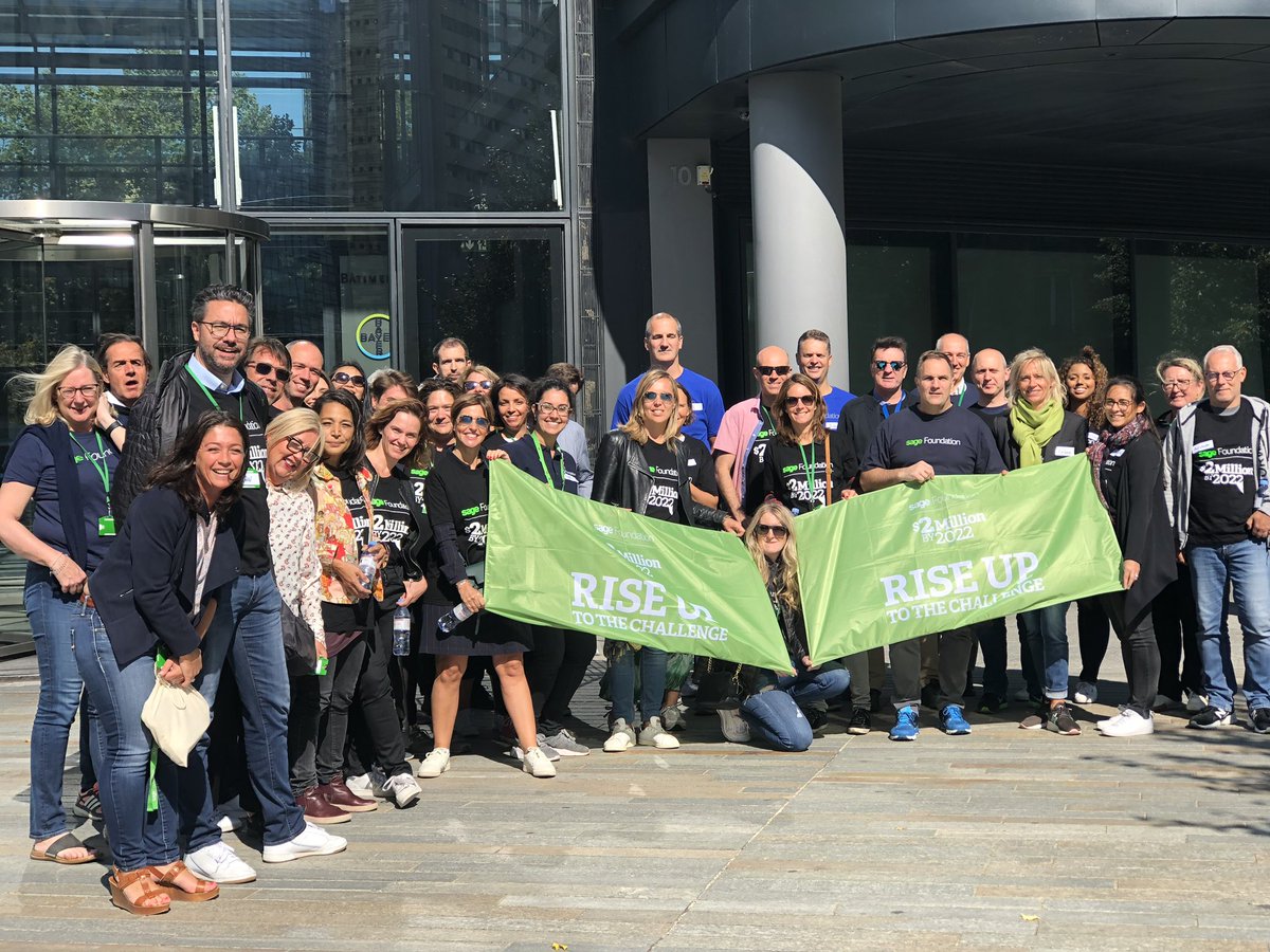 SageFrance's tweet photo. C’est avec plaisir que notre équipe WW s’est réunie cette AM pour une marche collective dans le cadre notre #2millionsdollarschallenge. Fonds collectés et reversés à @RucheParis 💚 @sagefoundation @amyllawson @ronmcmurtrie @ISAPRE Real pleasure to spend time with you #onesage https://t.co/0LZRJg8PdX