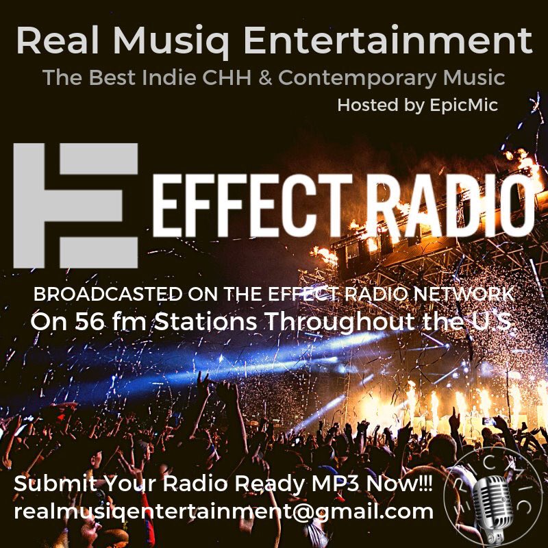EpicMic_'s tweet photo. Accepting โRadio Readyโ MP3 submissions (CHH & Contemporary)
Email: realmusiqentertainment@gmail.com
#EffectRadio #EpicMic #CHH https://t.co/lHEs8mvKb5