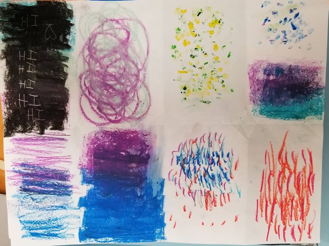 MsGallagherWES's tweet photo. 4th grade artists at WES are practicing their oil pastel techniques before they begin their Edvard Munch inspired projects next week! #practice #artmatters #oilpastel #arted #art #wesart #wayne #techniques #rtsd #wayneart https://t.co/Q6w1SLpQir