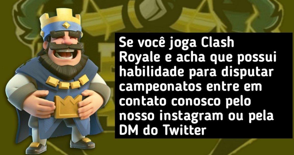 MancerTeam's tweet photo. VAGAS ABERTAS PARA JOGADORES.
Estamos com 4 vagas abertas no time. Apesar de recente o time vem crescendo com rapidez e logo entraremos em grandes competiรงรตes.
Instagram: https://t.co/dbgTvGaSkT
#ClashRoyale
#eSports
#GoElectro https://t.co/YBONpHA5dh